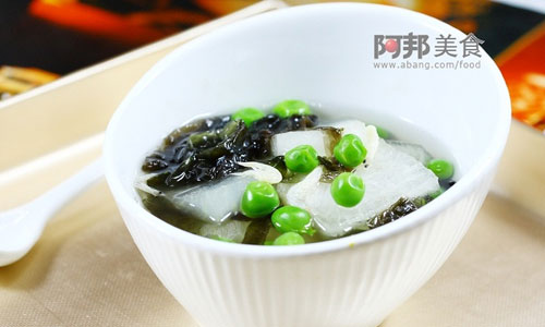 孕期食谱紫菜黄瓜汤
