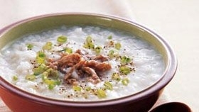 芹菜牛肉粥