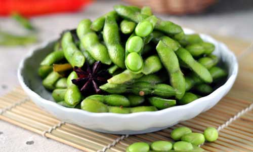 毛豆是纤维高含量蔬菜