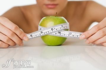 饮食,健康食物,身体关注,瘦身,摄影_200430727-001_Woman measuring apple with tape measure, close-up_创意图片_Getty Images China 饮食,健康食物,身体关注,瘦身,摄影_200430727-001_Woman measuring apple with tape measure, close-up_创意图片_Getty Images China
