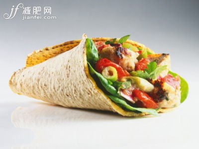素食鸡肉卷热量也很高