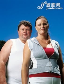 概念,主题,健康生活方式,运动,锻炼_75547568_Overweight couple in sportswear outdoors,portrait,waist up_创意图片_Getty Images China 概念,主题,健康生活方式,运动,锻炼_75547568_Overweight couple in sportswear outdoors,portrait,waist up_创意图片_Getty Images China