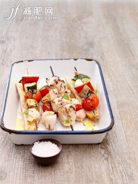 鸡,调料,珐琅,食品,饮食_gic11114490_Grilled chicken-vegetable kebabs_创意图片_Getty Images China 鸡,调料,珐琅,食品,饮食_gic11114490_Grilled chicken-vegetable kebabs_创意图片_Getty Images China