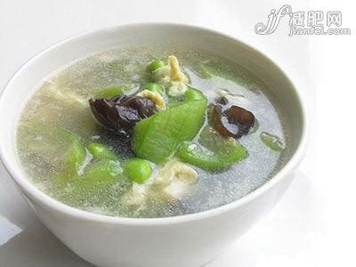 丝瓜发菜笋汤