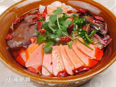 菠菜猪血汤
