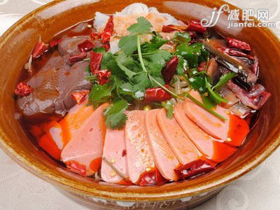 菠菜猪血汤