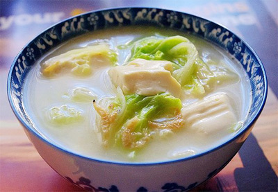 白菜豆腐汤减肥食谱 排毒减肥促消化