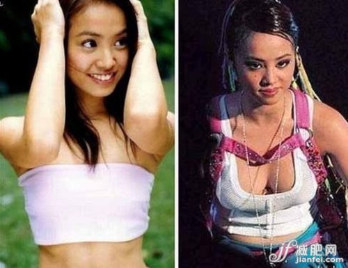 杨幂刘雨欣 G奶女星真假胸器