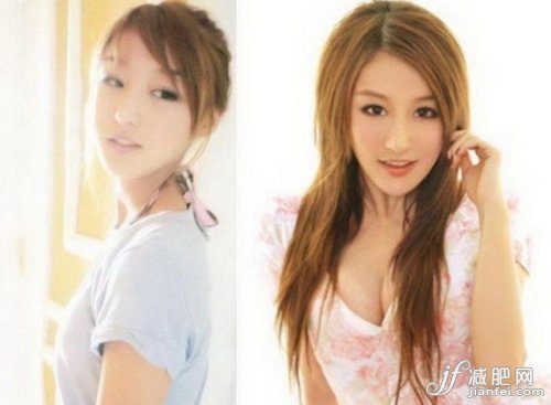 杨幂刘雨欣 G奶女星真假胸器