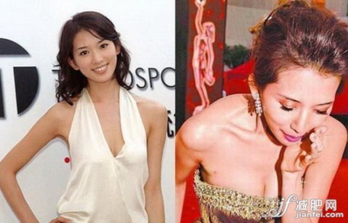杨幂刘雨欣 G奶女星真假胸器