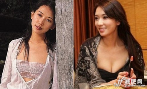 杨幂刘雨欣 G奶女星真假胸器