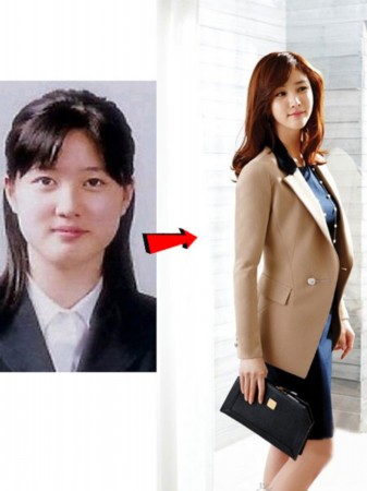 女星减肥对比照