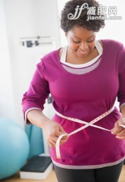 人,生活方式,测量工具,室内,25岁到29岁_115620874_African American woman measuring her waist_创意图片_Getty Images China 人,生活方式,测量工具,室内,25岁到29岁_115620874_African American woman measuring her waist_创意图片_Getty Images China