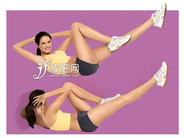 腹部减肥最快方法 5动作减掉赘肉