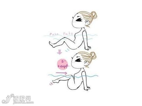 图解沐浴瘦身操 懒人首选轻松甩肉法