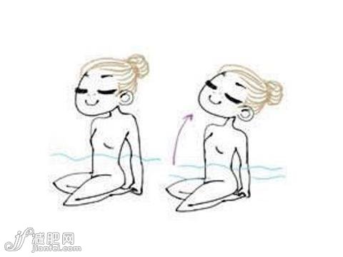 图解沐浴瘦身操 懒人首选轻松甩肉法
