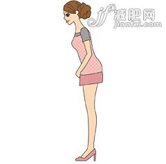 姿势美人减肥法 站着瘦3kg  