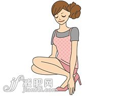 姿势美人减肥法 站着瘦3kg  