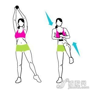 夏日哑铃操 塑造性感纤细腰