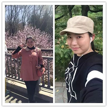 美女跑步