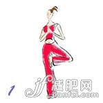 树姿势瑜伽减肥基本动作